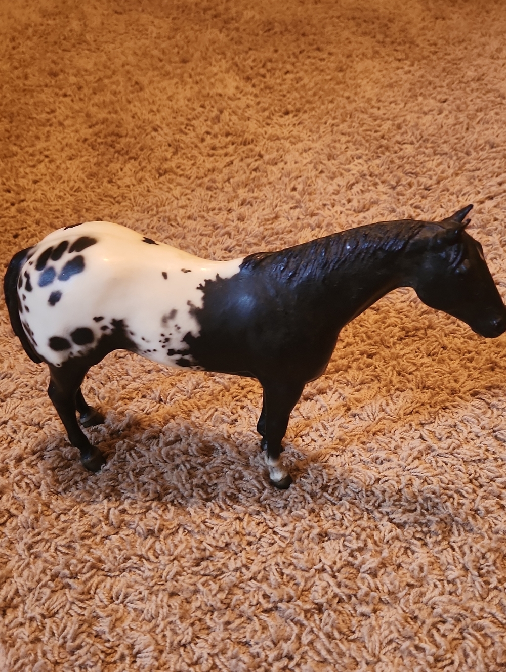 Vintage Breyer Horse Spider Black Blanket Appaloosa Traditional 1978-1989